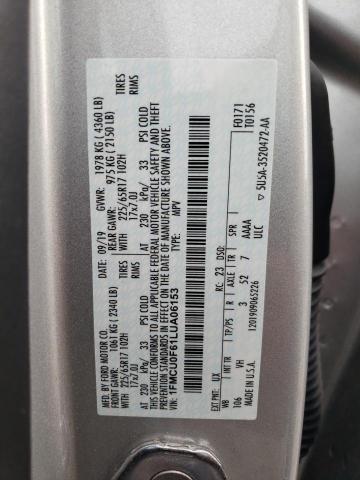 2020 FORD ESCAPE S 1FMCU0F61LUA06153