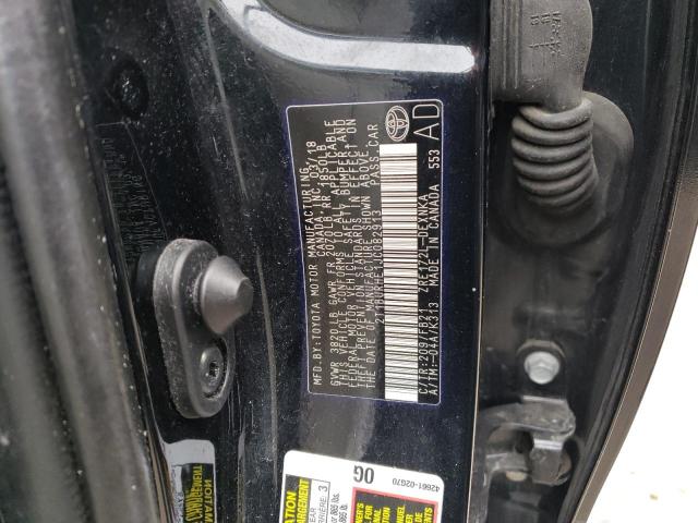 2T1BURHE1JC082913 Toyota COROLLA L