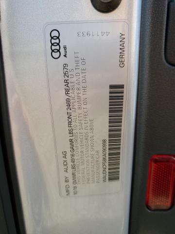 WAUDNCF58KA090998 2019 AUDI A5, photo no. 13