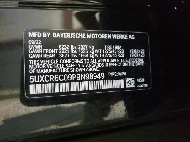 5UXCR6C09P9N98949 BMW X5 XDRIVE4 13