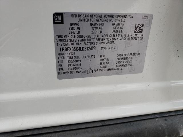 LRBFX3SX4LD212428 Buick Envision Premium