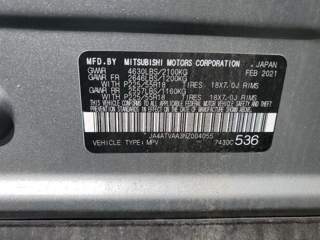 JA4ATVAA3NZ004055 Mitsubishi Eclipse Cross Le