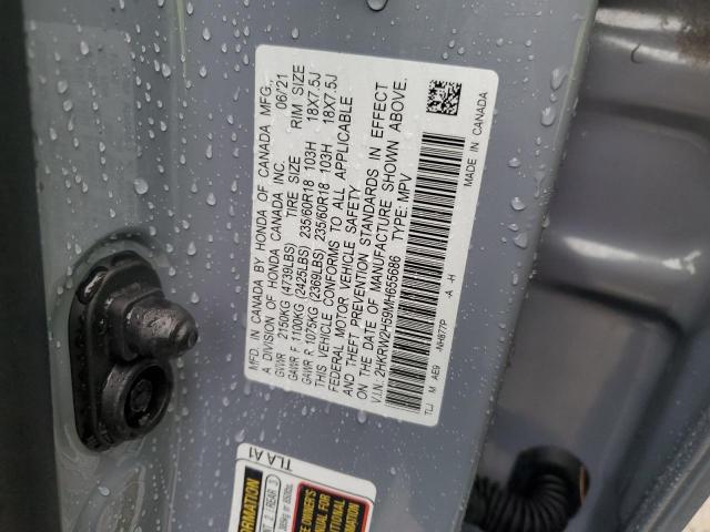 2HKRW2H59MH655686 | 2021 HONDA CR-V EX