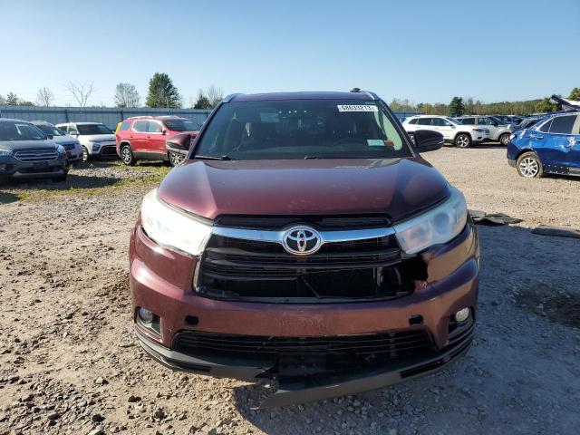 VIN 5TDJKRFH7ES039544 2014 Toyota Highlander, Xle no.5