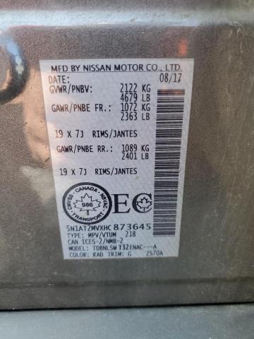 2017 NISSAN ROGUE SV - 5N1AT2MVXHC873645