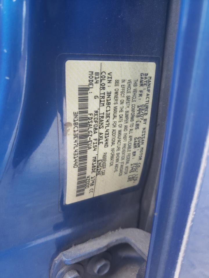 3N1BC13E47L431440 2007 Nissan Versa S