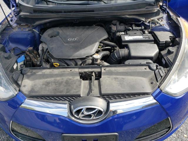 VIN: KMHTC6AD0CU061656 Auction: COPART Lot: 67302553 Location: PA - YORK HAVEN KMHTC6AD0CU061656 HYUNDAI VELOSTER 2012 BLUE Photo 11