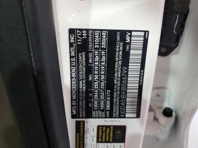 4JGDA5JB9JB066799 Mercedes-Benz GLE 350