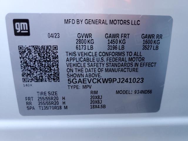2023 BUICK ENCLAVE AV - 5GAEVCKW9PJ241023