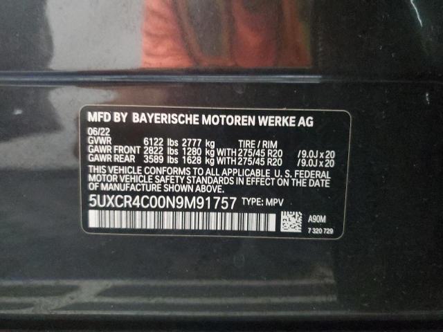 5UXCR4C00N9M91757 BMW X5 SDRIVE 13