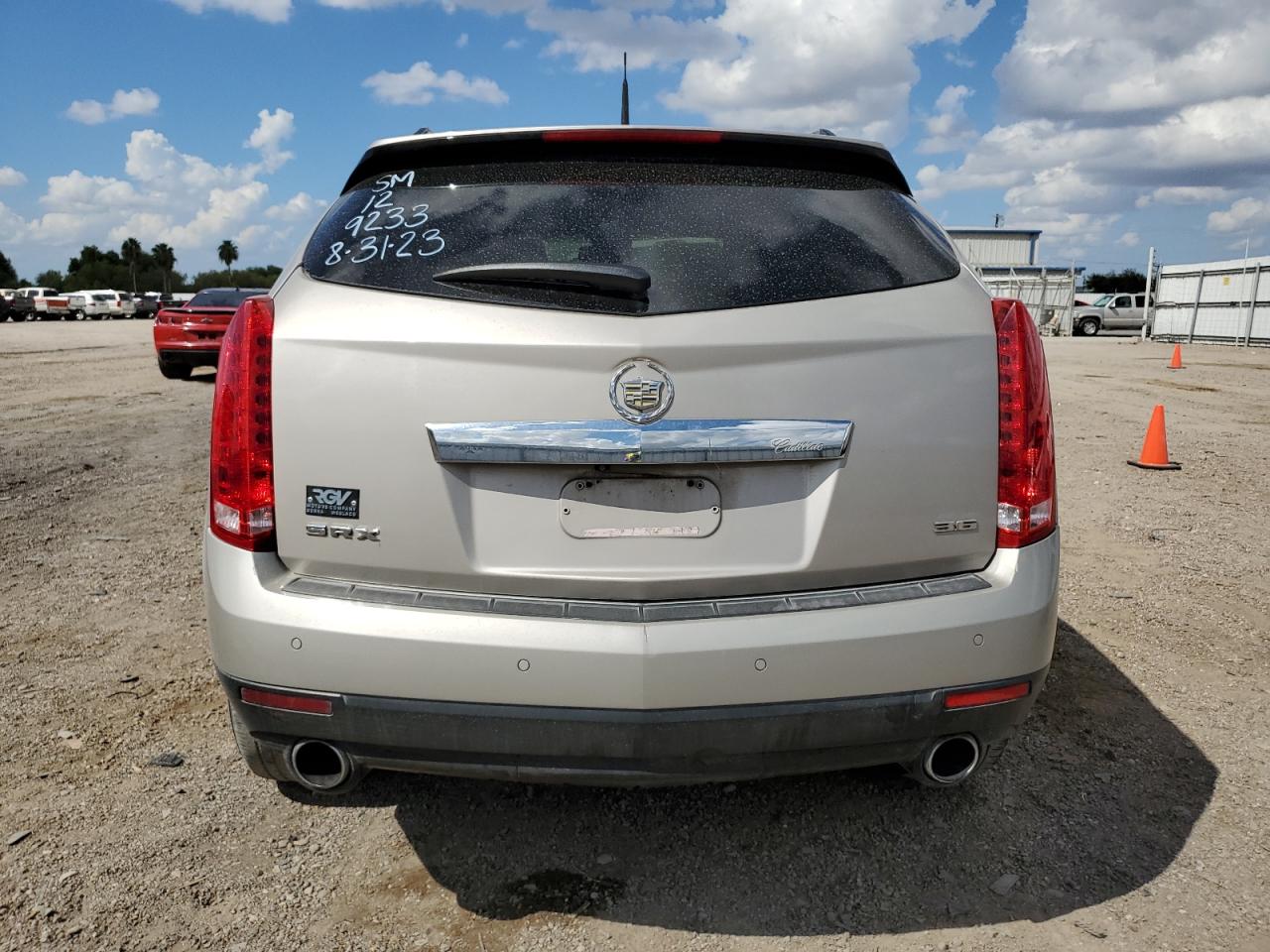 3GYFNAE33CS519233 2012 Cadillac Srx Luxury Collection