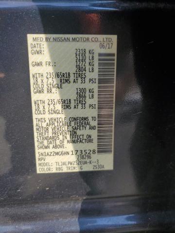 5N1AZ2MG6HN173528 Nissan MURANO S