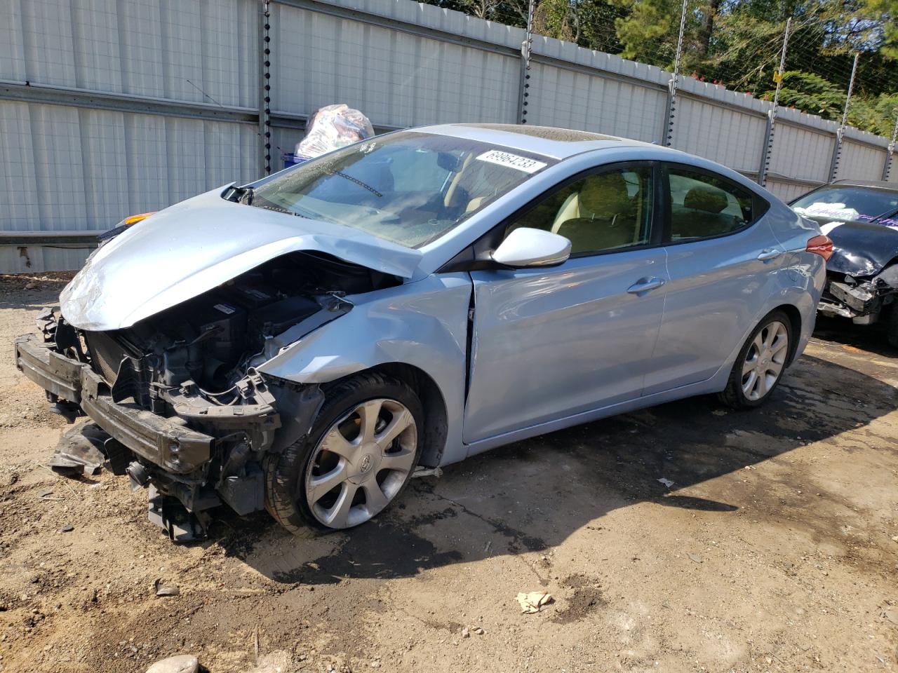 2012 Hyundai Elantra Gls vin: KMHDH4AE2CU333398