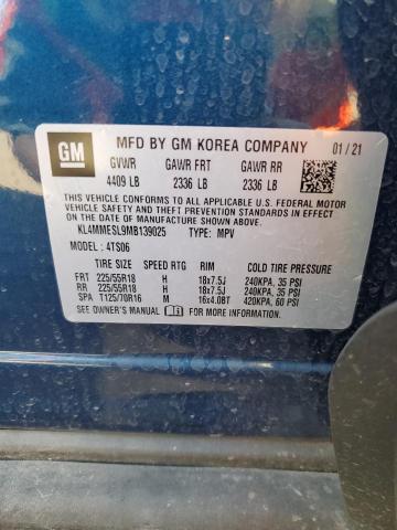 KL4MMESL9MB139025 Buick Encore Gx Select