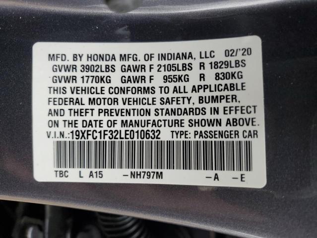 19XFC1F32LE010632 Honda CIVIC EX