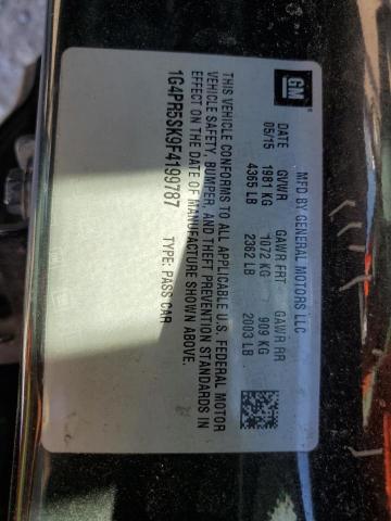 1G4PR5SK9F4199787 Buick Verano Convenience