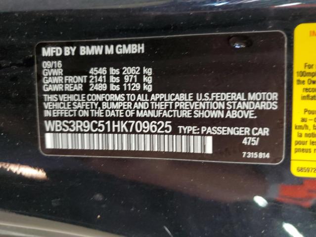 Lot #2121281612 2017 BMW M4 salvage car