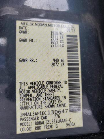 1N4AL3AP1EC130647 Nissan ALTIMA 2.5
