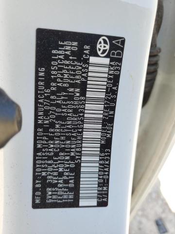 5YFBURHE4GP543658 Toyota COROLLA L