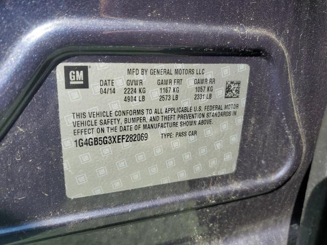 1G4GB5G3XEF282069 Buick Lacrosse