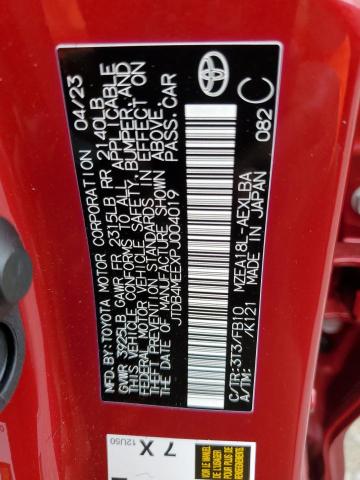 JTDB4MEEXPJ004019 Toyota COROLLA LE
