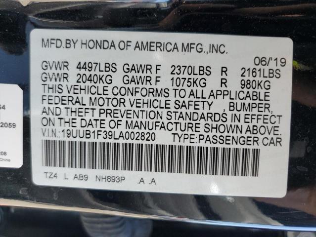 19UUB1F39LA002820 Acura TLX
