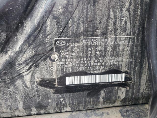 5NPE34AF2HH467894 Hyundai Sonata Sport