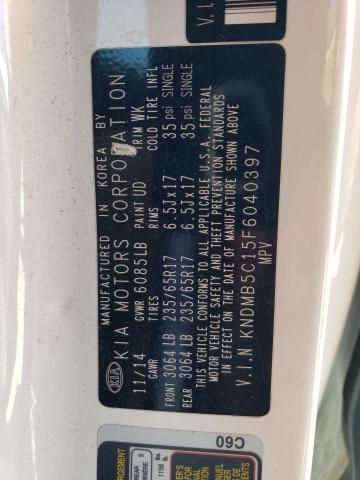 KNDMB5C15F6040397 KIA SEDONA LX