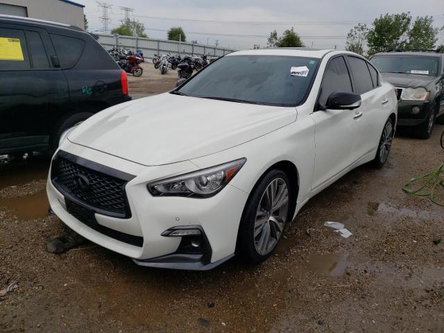 2022 Infiniti Q50 Sensory VIN: JN1EV7CR4NM341687 Lot: 65429803