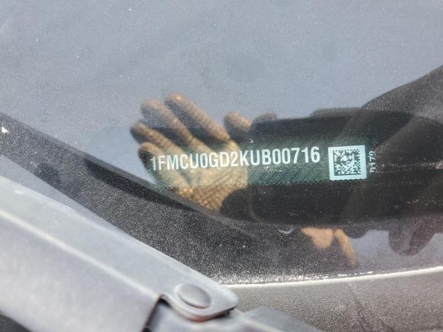 1FMCU0GD2KUB00716 Ford ESCAPE SE