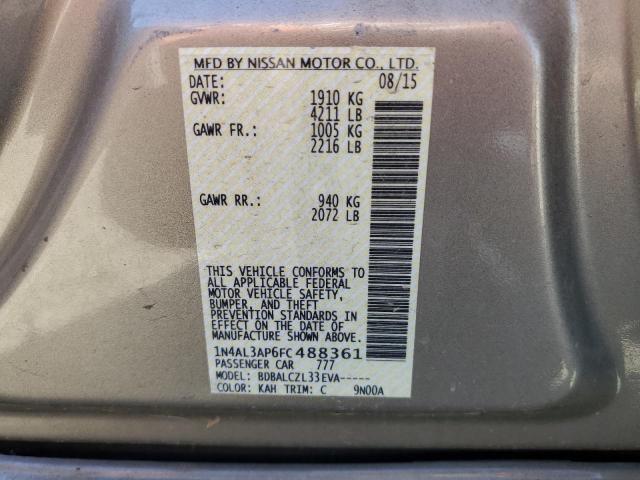 1N4AL3AP6FC488361 Nissan ALTIMA 2.5