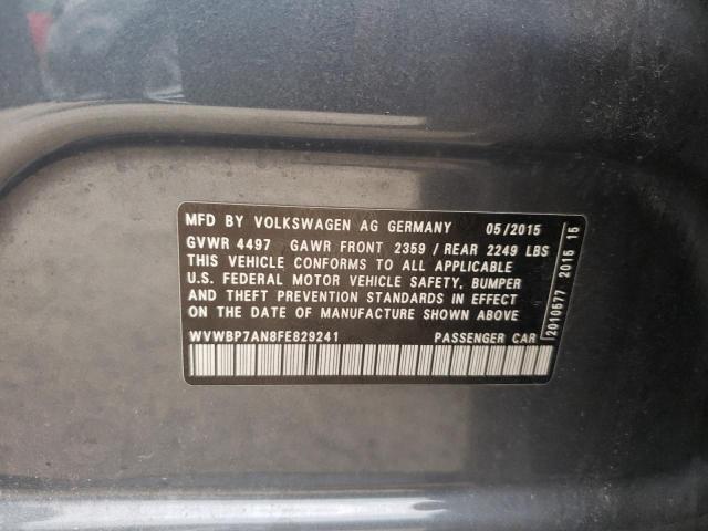 2015 VOLKSWAGEN CC SPORT - WVWBP7AN8FE829241