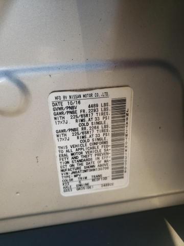 JN8AT2MT0HW130708 Nissan ROGUE S