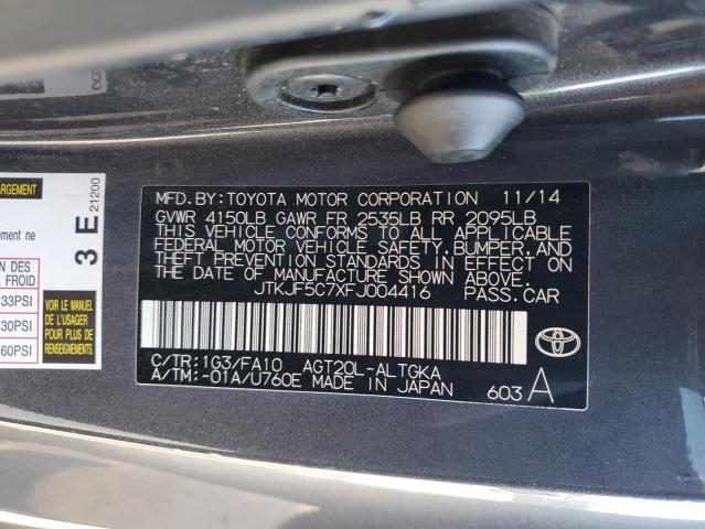 2015 Toyota Scion Tc VIN: JTKJF5C7XFJ004416 Lot: 69556043