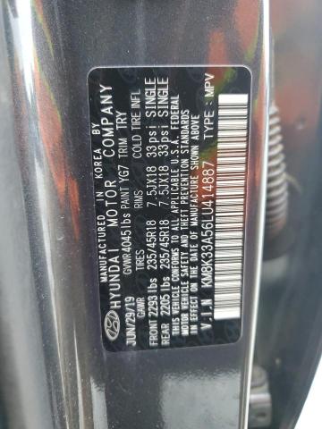 KM8K33A56LU414887 | 2020 HYUNDAI KONA LIMIT