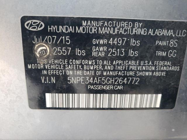 5NPE34AF5GH264772 Hyundai Sonata Sport