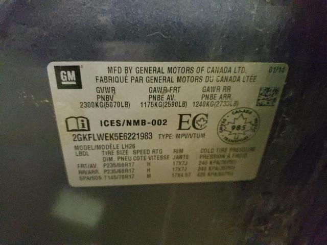 2GKFLWEK5E6221983 GMC Terrain Sle