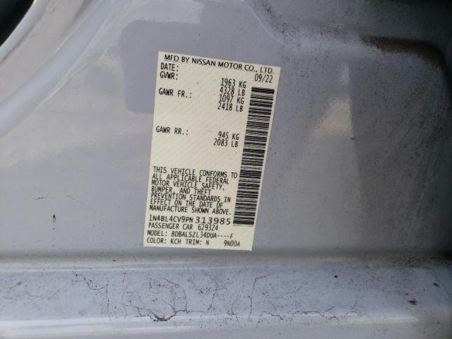 1N4BL4CV9PN313985 Nissan ALTIMA SR