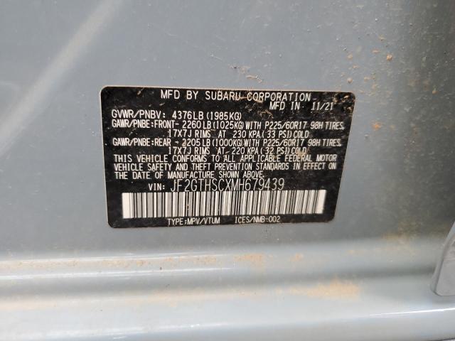 JF2GTHSCXMH679439 Subaru Crosstrek Sport