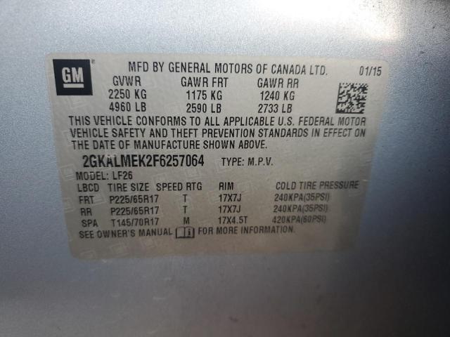 2GKALMEK2F6257064 GMC Terrain Sle