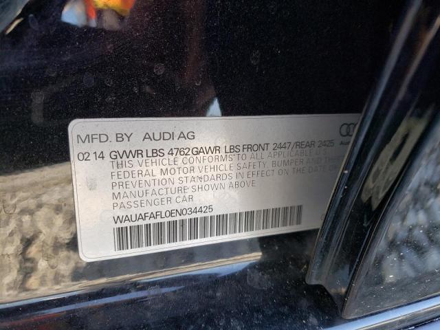 VIN WAUAFAFL0EN034425 2014 Audi A4, Premium no.12