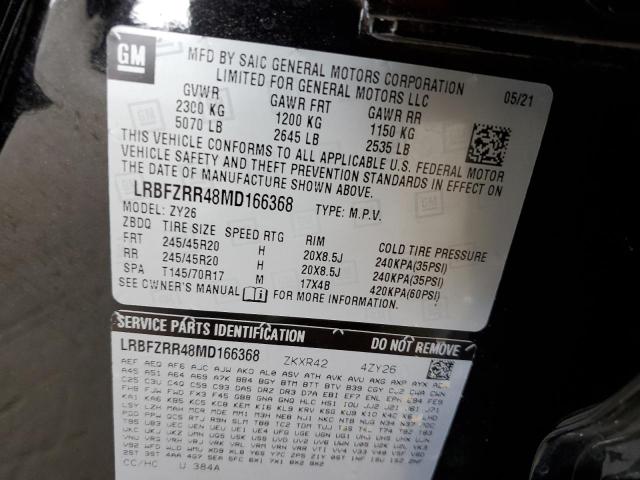 2021 BUICK ENVISION A LRBFZRR48MD166368