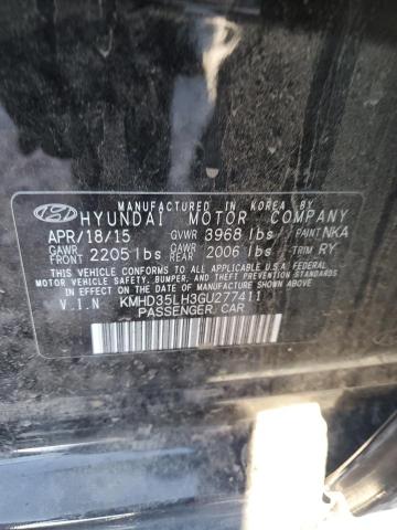 KMHD35LH3GU277411 Hyundai ELANTRA GT