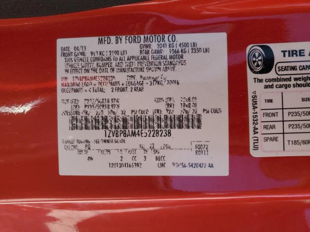 1ZVBP8AM4E5228238 Ford MUSTANG