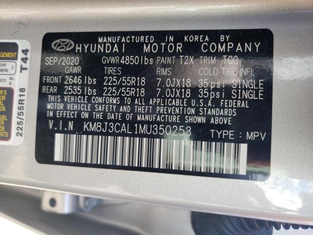 2021 Hyundai Tucson Lim 2.4L(VIN: KM8J3CAL1MU350253