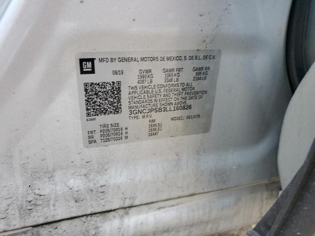 2020 CHEVROLET TRAX 1LT - 3GNCJPSB3LL160826