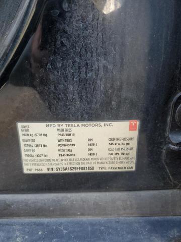 2015 TESLA MODEL S 70 - 5YJSA1S29FF081858