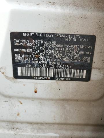 2017 SUBARU FORESTER 2 - JF2SJABCXHH564157