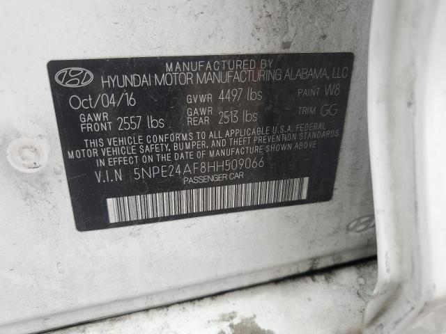 VIN 5NPE24AF8HH509066 2017 HYUNDAI SONATA no.12