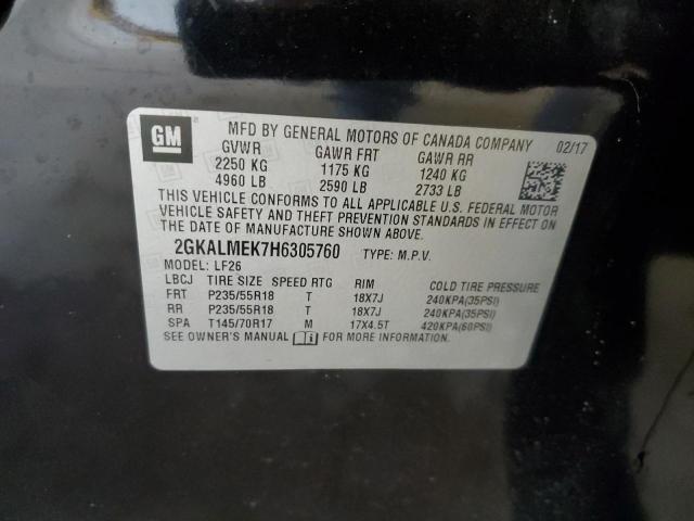 VIN 2GKALMEK7H6305760 2017 GMC Terrain, Sle no.13